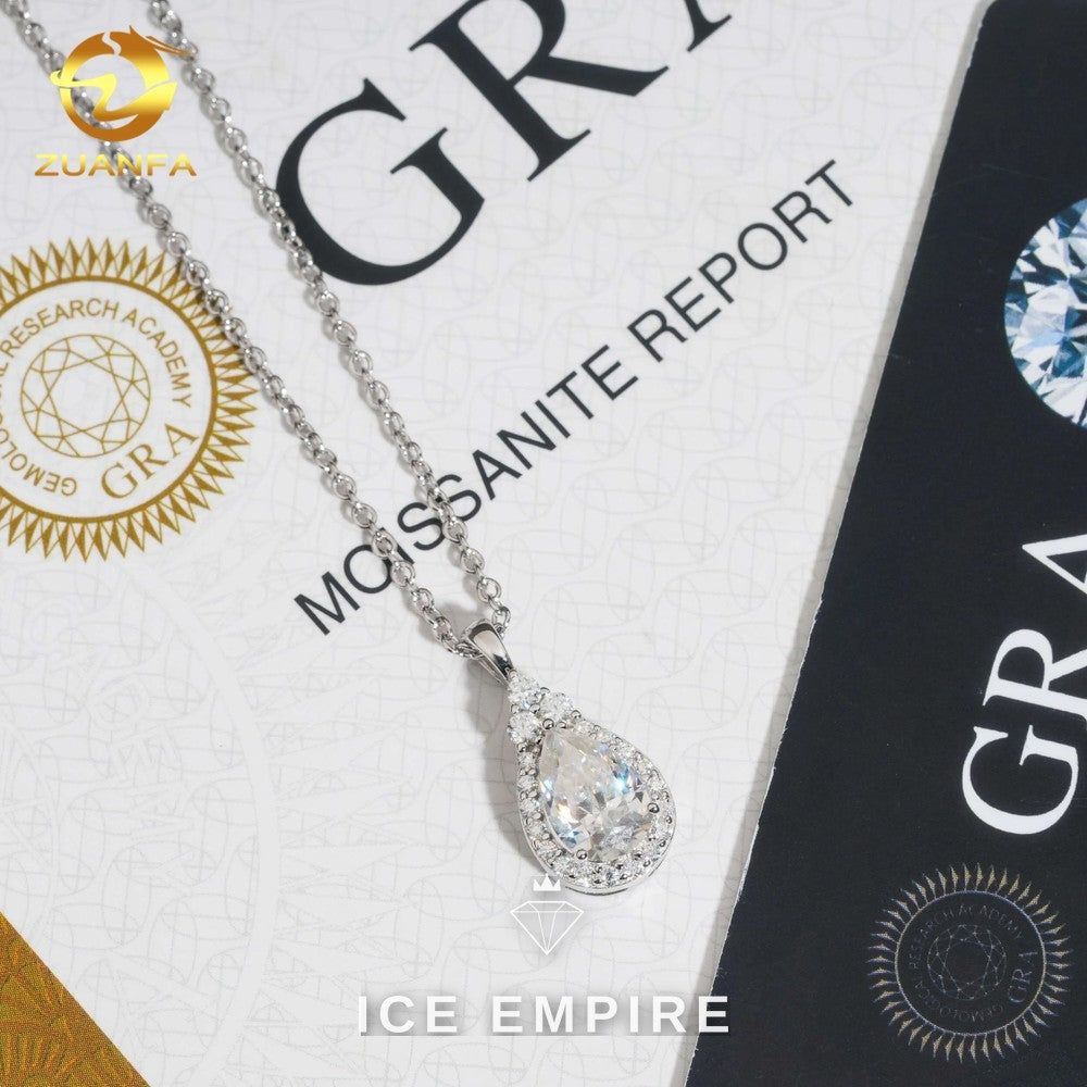 Iced Out Rose Gold Plated Moissanite Cuban Chain