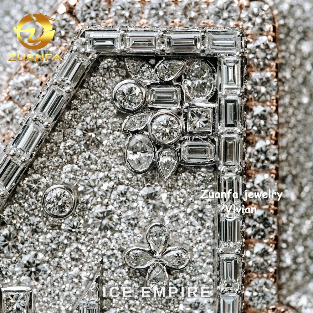 Iced Out 925 Silver Pendant
