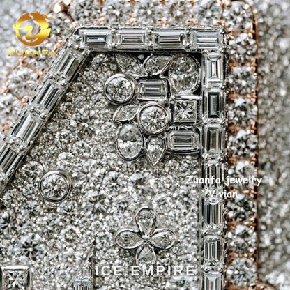 Iced Out 925 Silver Pendant