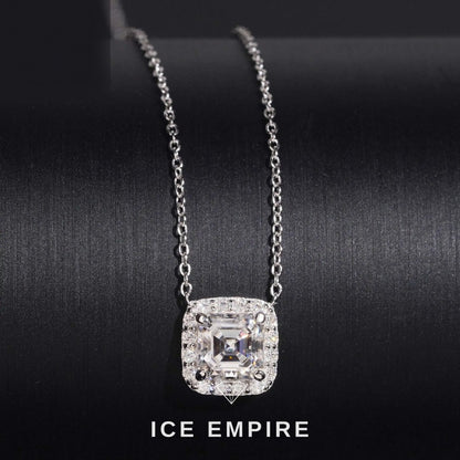 Iced Out 925 Silver Lab Grown Diamond Pendant