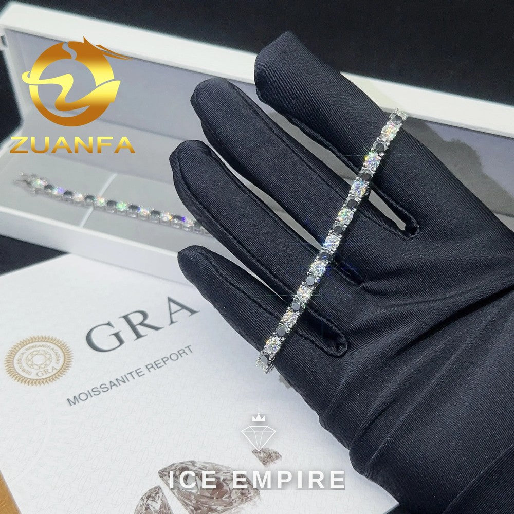 Iced Out Rose Gold Plated Moissanite Cuban Chain