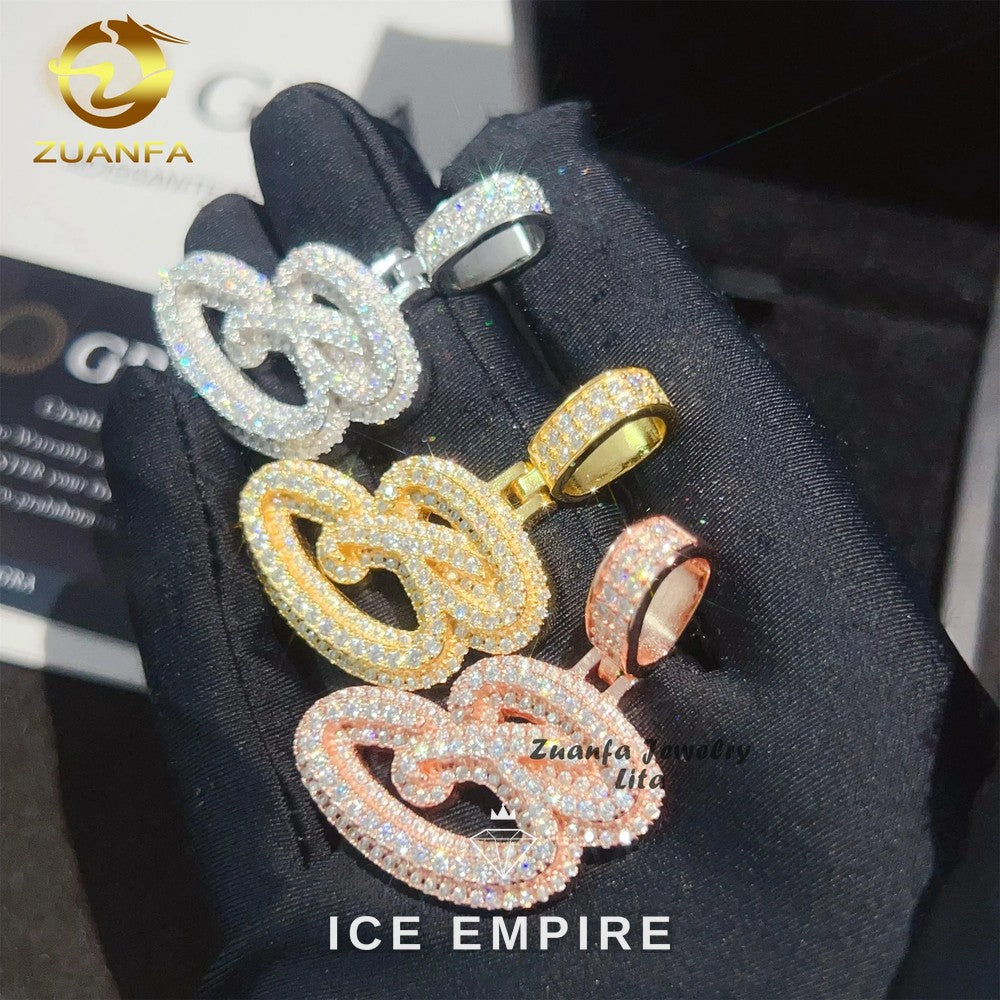 Iced Out 925 Silver Pendant