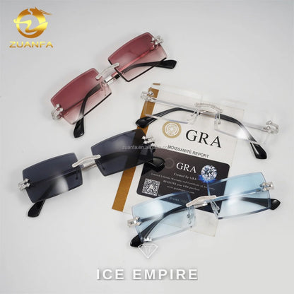 Iced Out 925 Silver Glasses