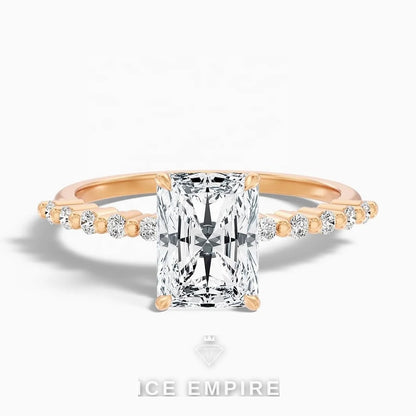 Iced Out Gold Plated Lab Grown Diamond Ring