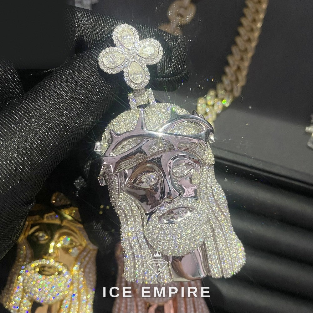Iced Out 925 Silver Pendant