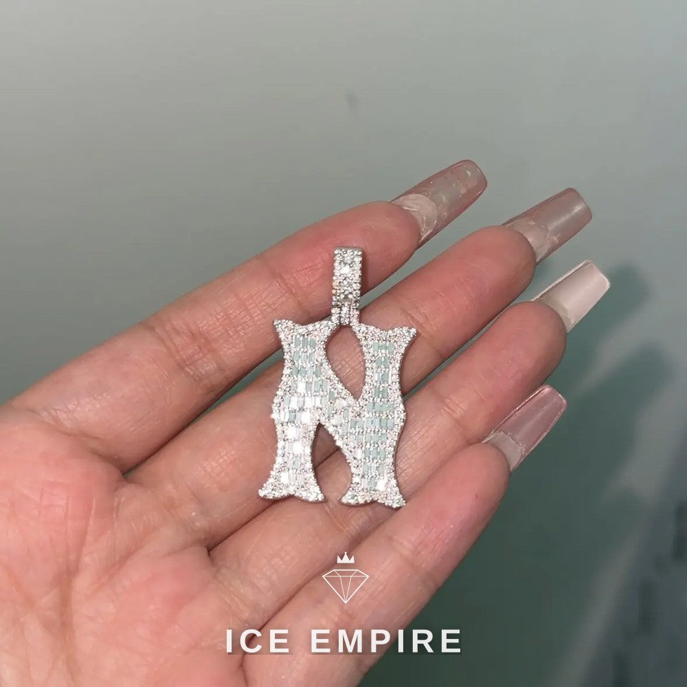 Iced Out Rose Gold Plated Pendant