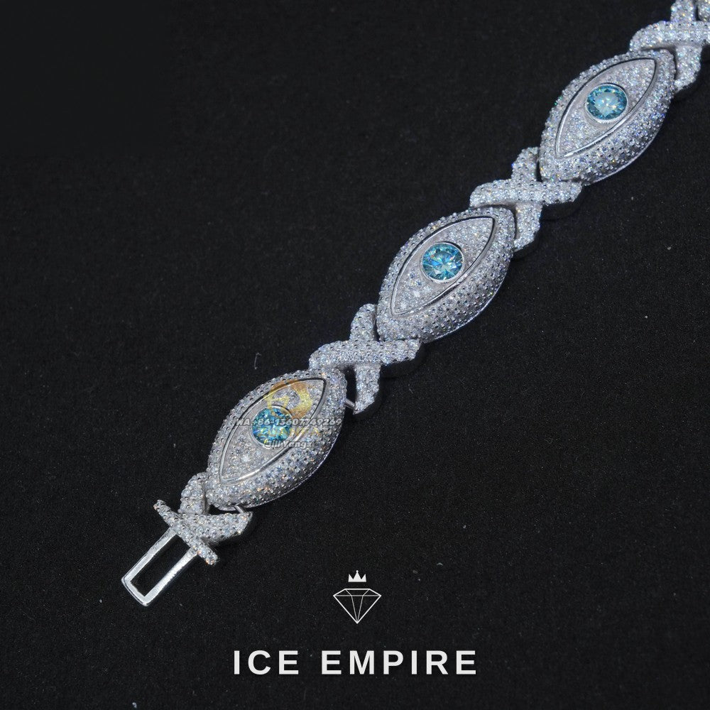 Iced Out Rose Gold Plated Moissanite Cuban Chain