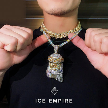 Iced Out Gold Plated Pendant