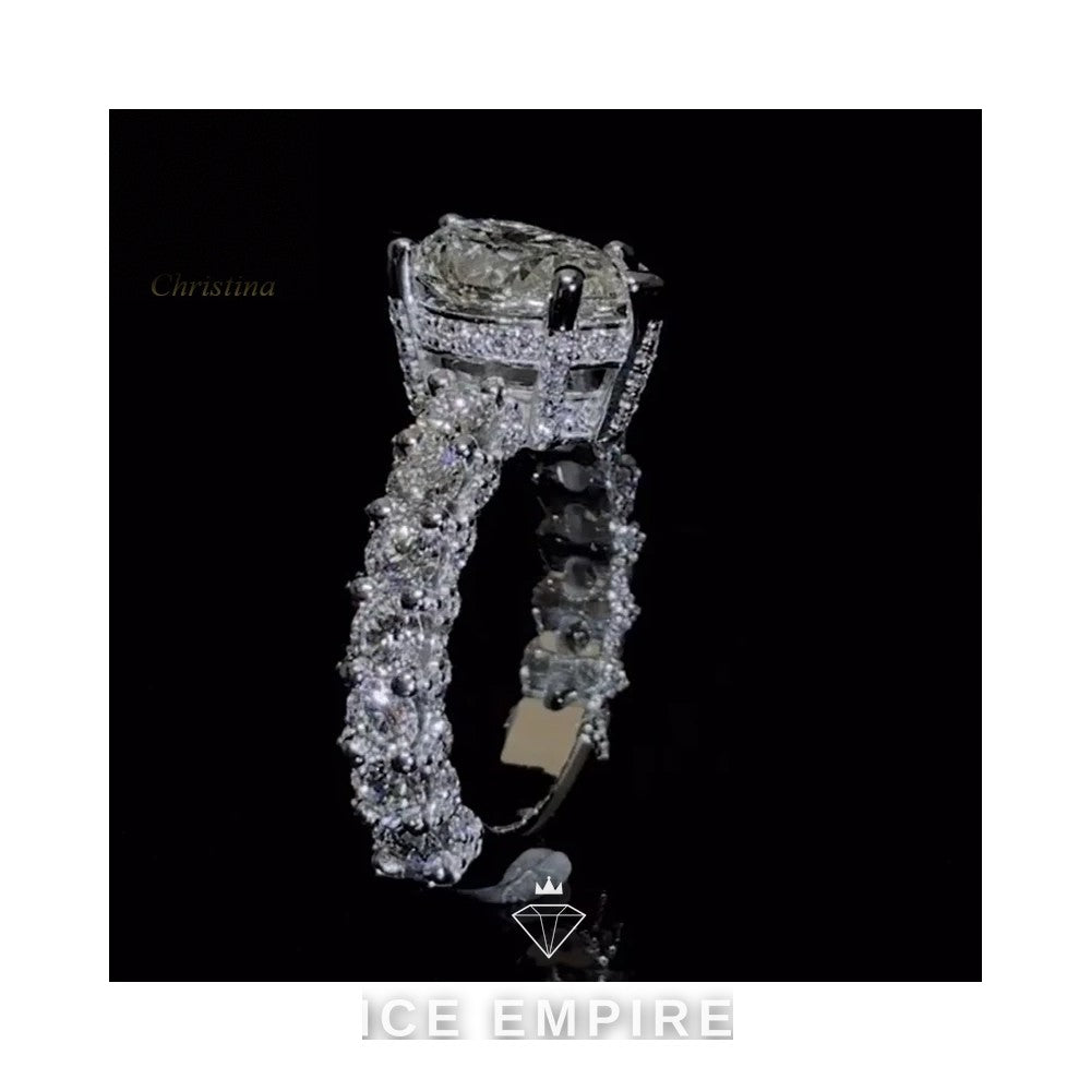 Iced Out 925 Silver Moissanite Bracelet
