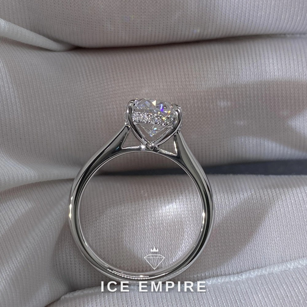 Iced Out Gold Plated Lab Grown Diamond Ring
