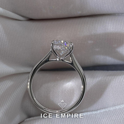 Iced Out Gold Plated Lab Grown Diamond Ring