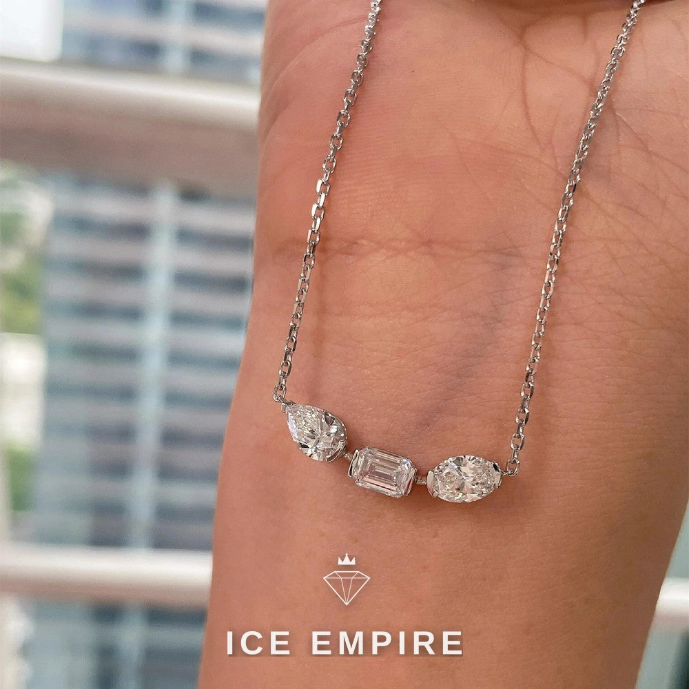 Iced Out 10K Gold Lab Grown Diamond Chain