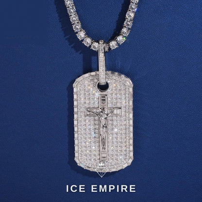 Iced Out 925 Silver Moissanite Pendant