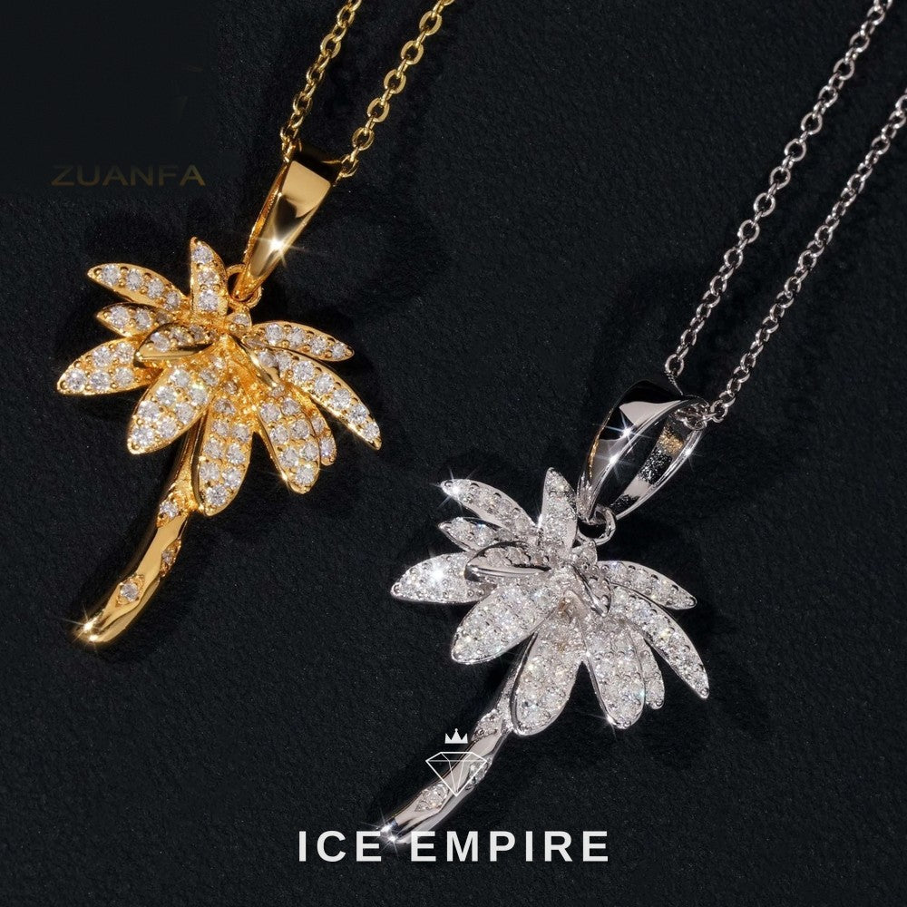 Iced Out 925 Silver Moissanite Pendant