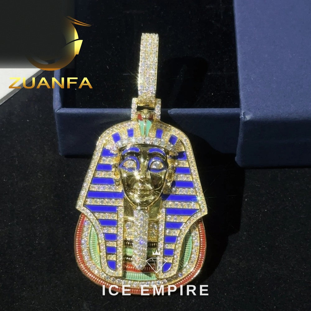 Iced Out Baguette Rose Gold Plated Cuban Chain