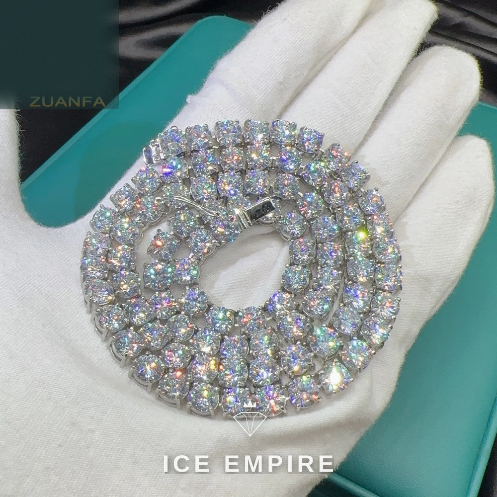 Iced Out Rose Gold Plated Cuban Chain