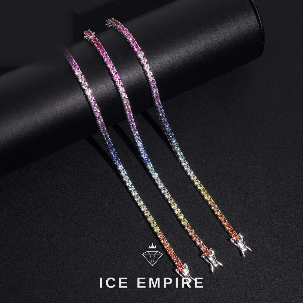Iced Out 925 Silver Tennis Chain