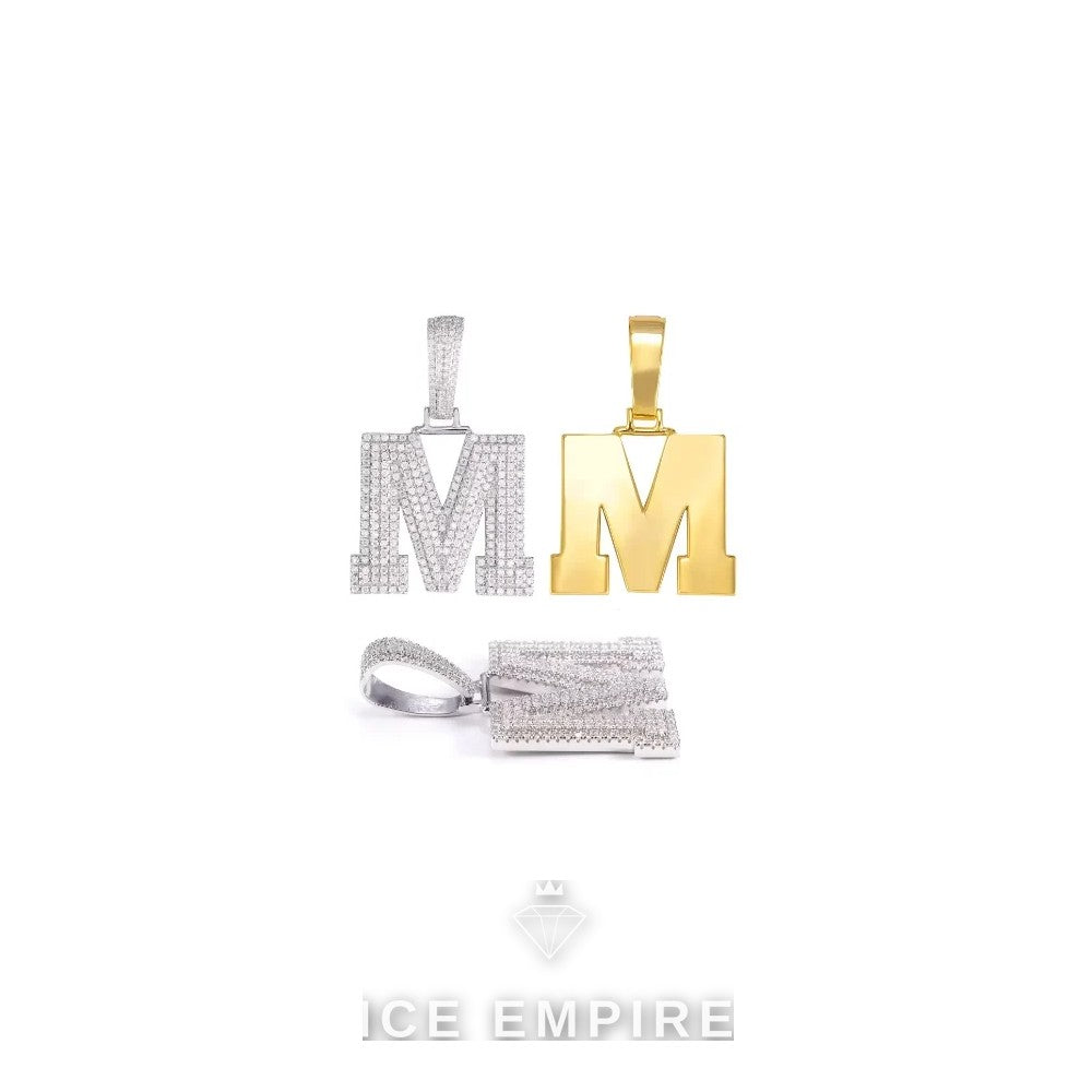 Iced Out 925 Silver Moissanite Pendant