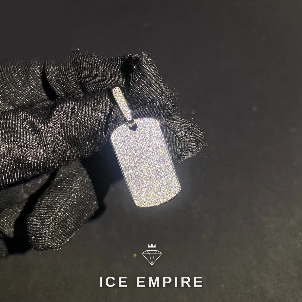 Iced Out 925 Silver Moissanite Pendant