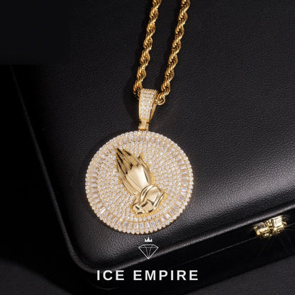 Iced Out Baguette Rose Gold Plated Moissanite Stud Earrings