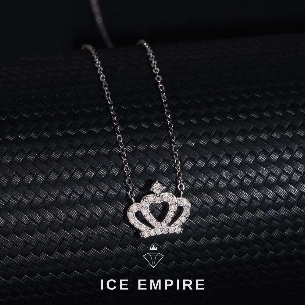 Iced Out Rose Gold Plated Moissanite Cuban Chain
