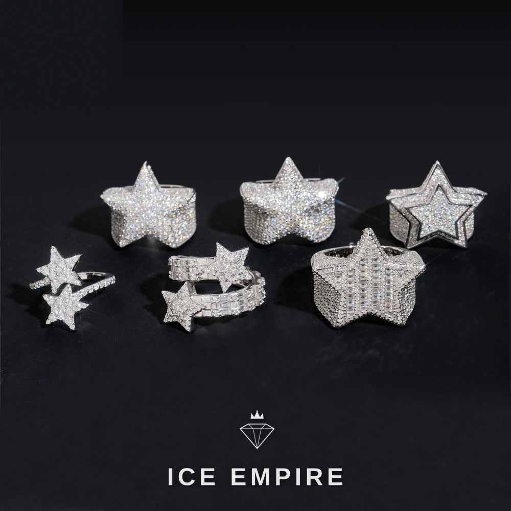 Iced Out 925 Silver Moissanite Cuban Chain
