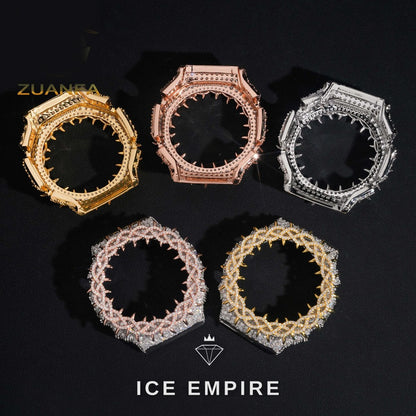 Iced Out 925 Silver Moissanite Watch