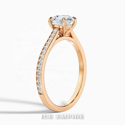 Iced Out 10K Gold Lab Grown Diamond Pendant