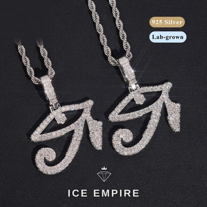 Iced Out Gold Plated Lab Grown Diamond Pendant