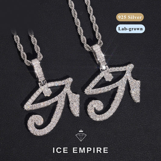 Iced Out Gold Plated Lab Grown Diamond Pendant