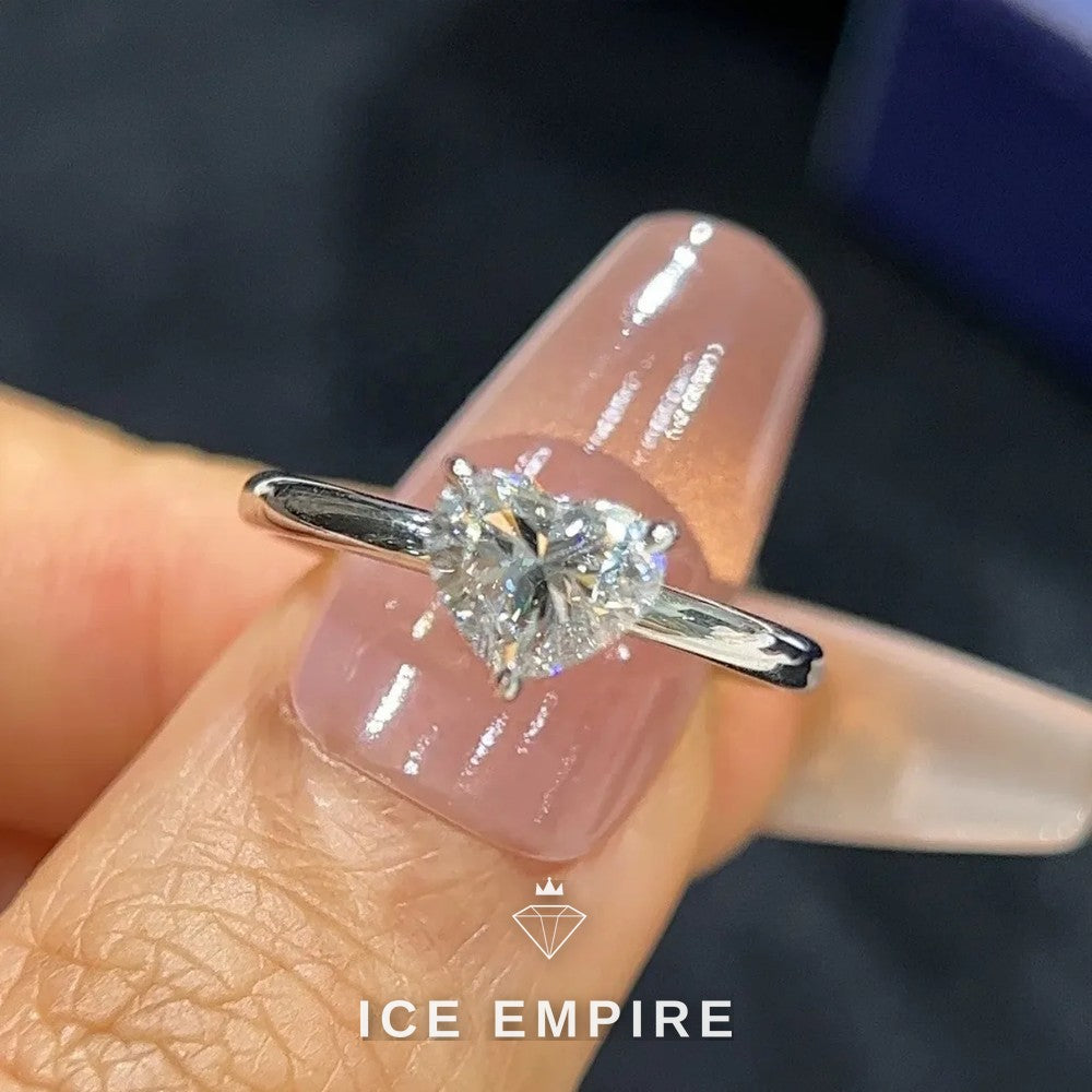 Iced Out 18K Gold Lab Grown Diamond Ring