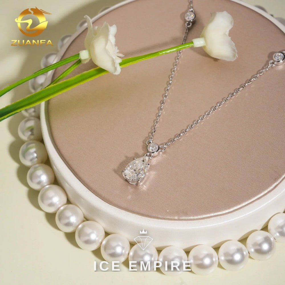 Iced Out 925 Silver Pendant