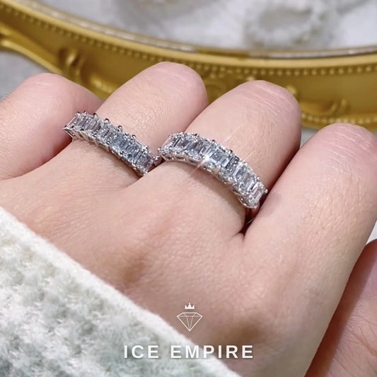 Iced Out Gold Plated Lab Grown Diamond Ring