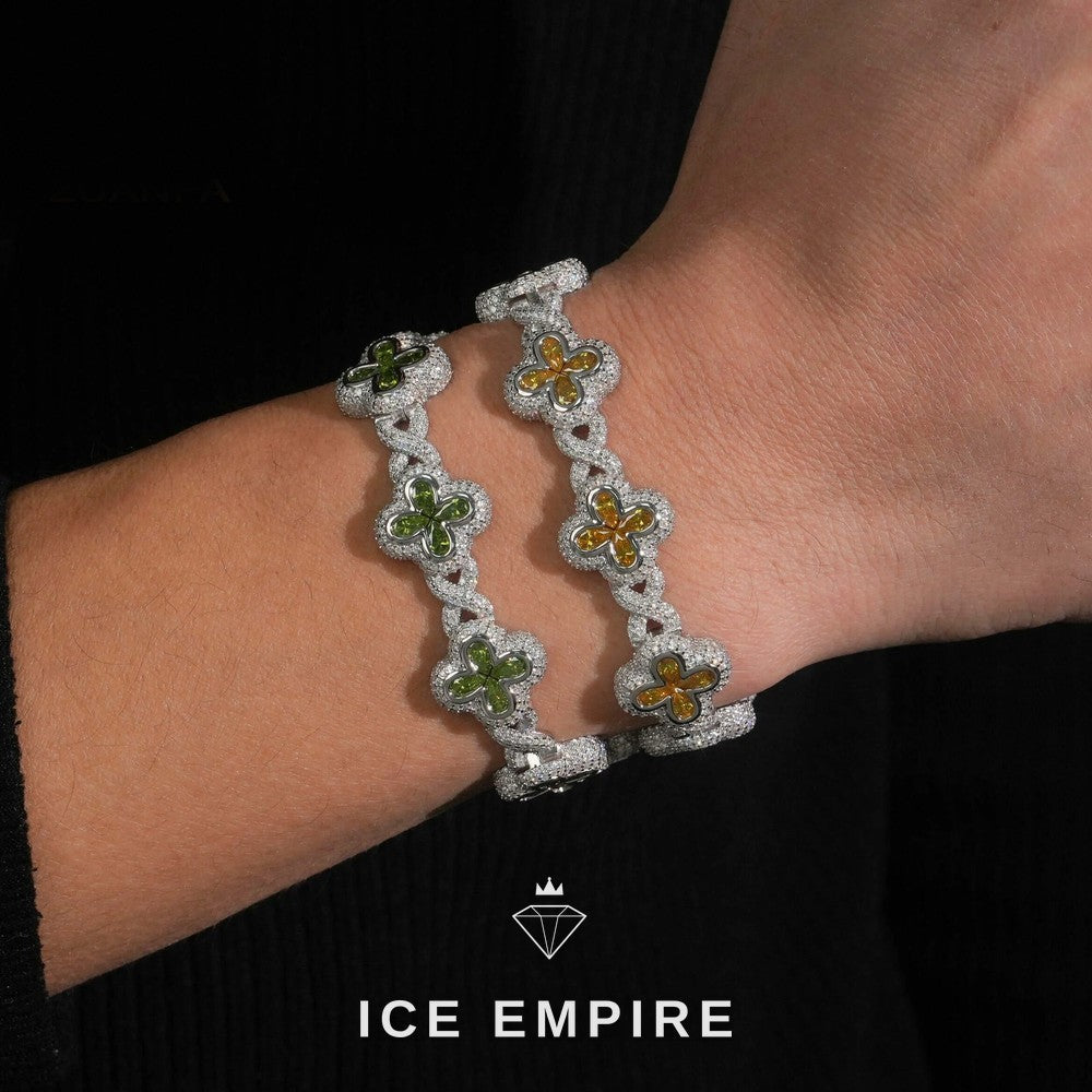 Iced Out Gold Plated Moissanite Cuban Chain