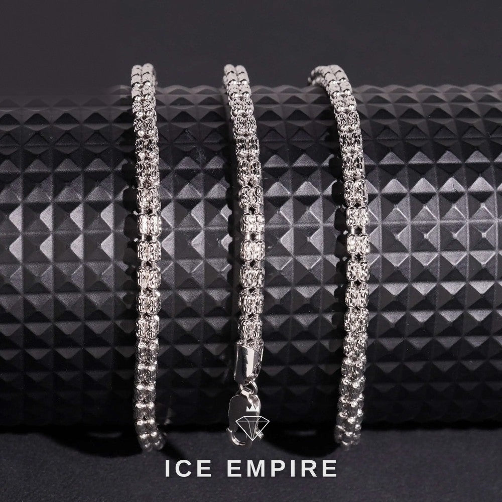 Iced Out Rose Gold Cuban Chain