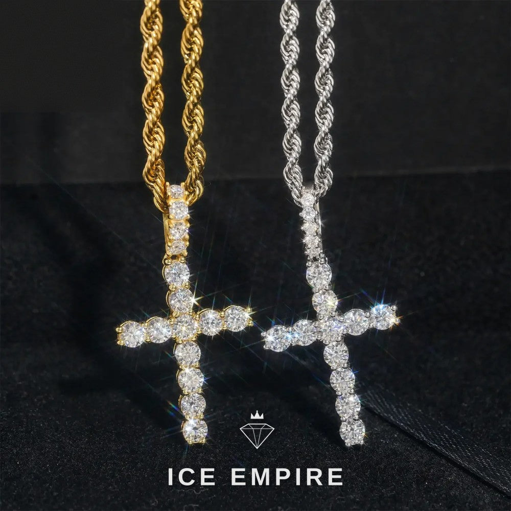 Iced Out 925 Silver Pendant