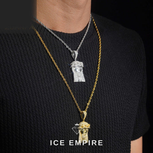 Iced Out 925 Silver Pendant