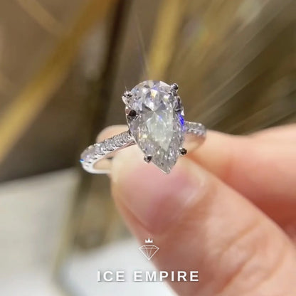 Iced Out 18K Gold Lab Grown Diamond Pendant