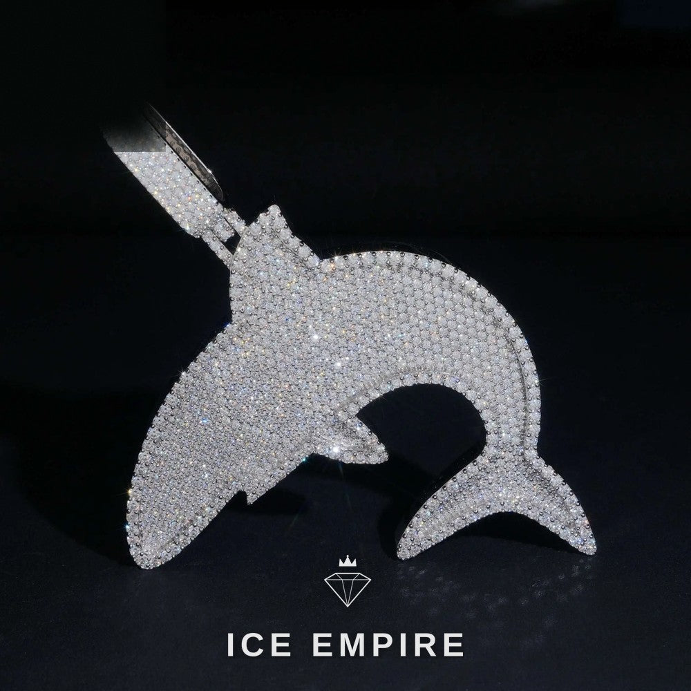 Iced Out Gold Plated Moissanite Pendant
