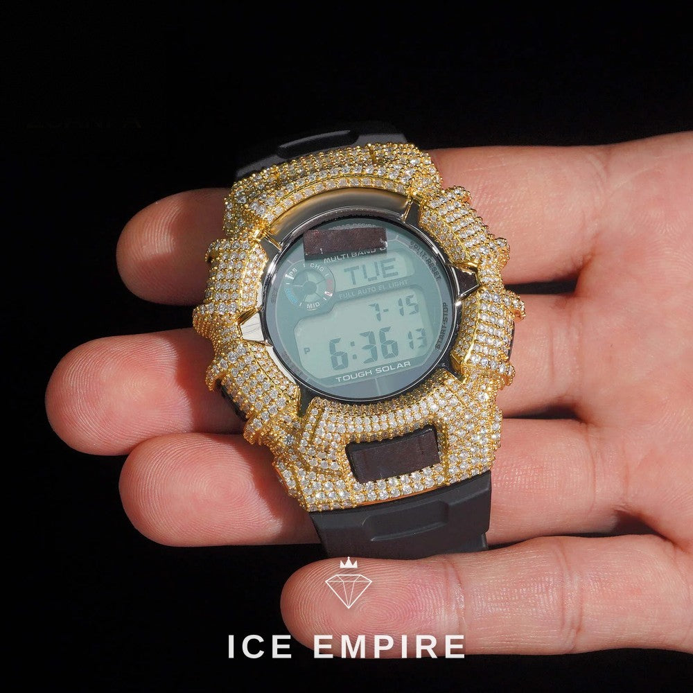 Iced Out 925 Silver Moissanite Watch