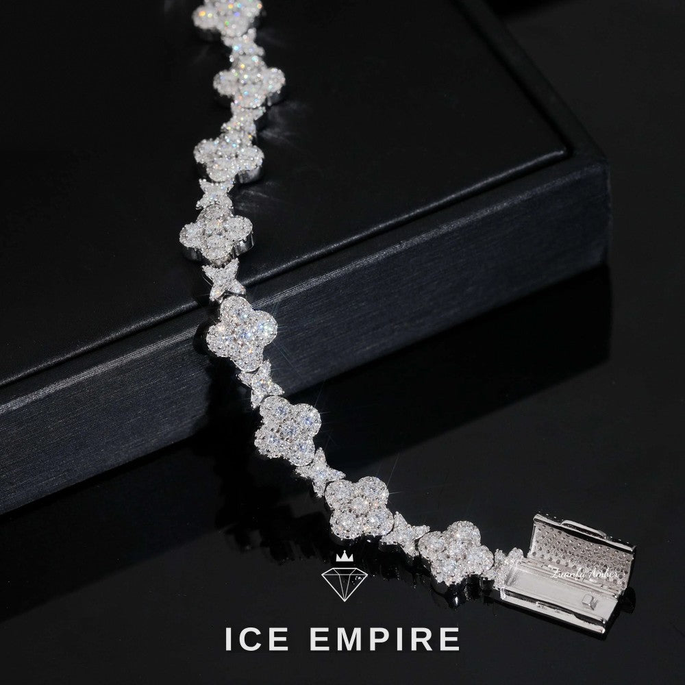 Iced Out Gold Plated Moissanite Cuban Chain