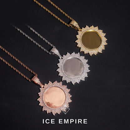 Iced Out Gold Plated Pendant