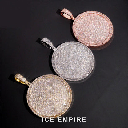 Iced Out Baguette Rose Gold Plated Cuban Chain