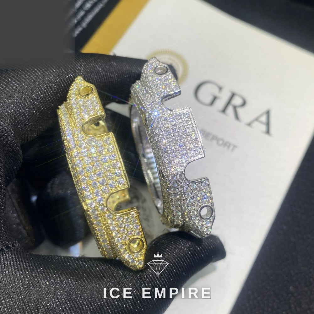 Iced Out 925 Silver Moissanite Watch