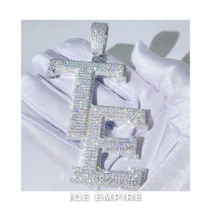 Iced Out 925 Silver Moissanite Pendant