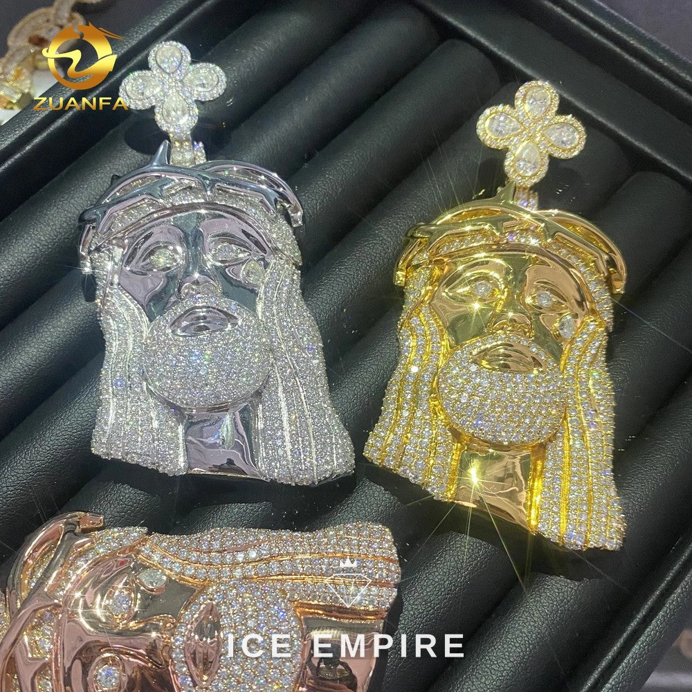 Iced Out 925 Silver Pendant