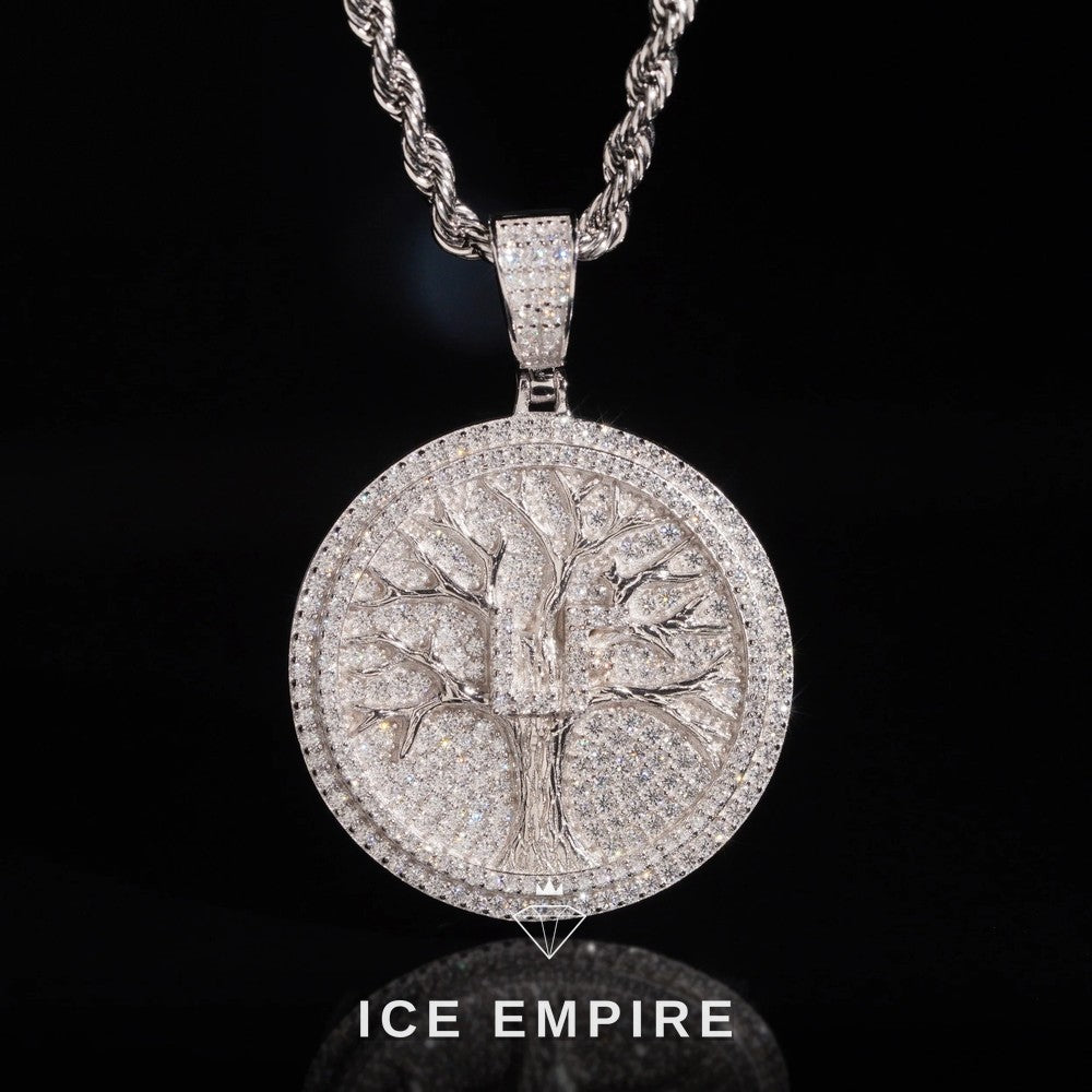 Iced Out Gold Plated Lab Grown Diamond Pendant