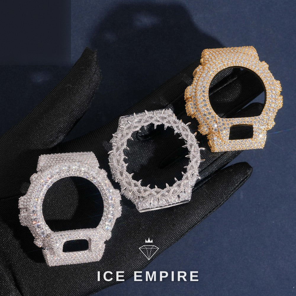 Iced Out 925 Silver Moissanite Watch