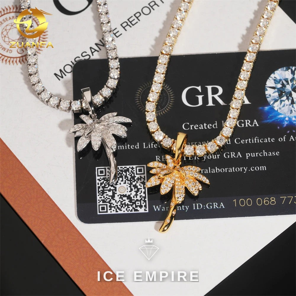 Iced Out 925 Silver Pendant