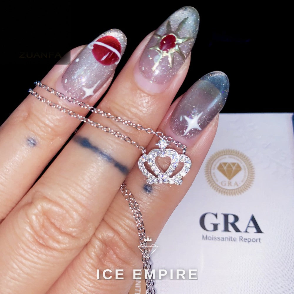 Iced Out Rose Gold Plated Moissanite Cuban Chain